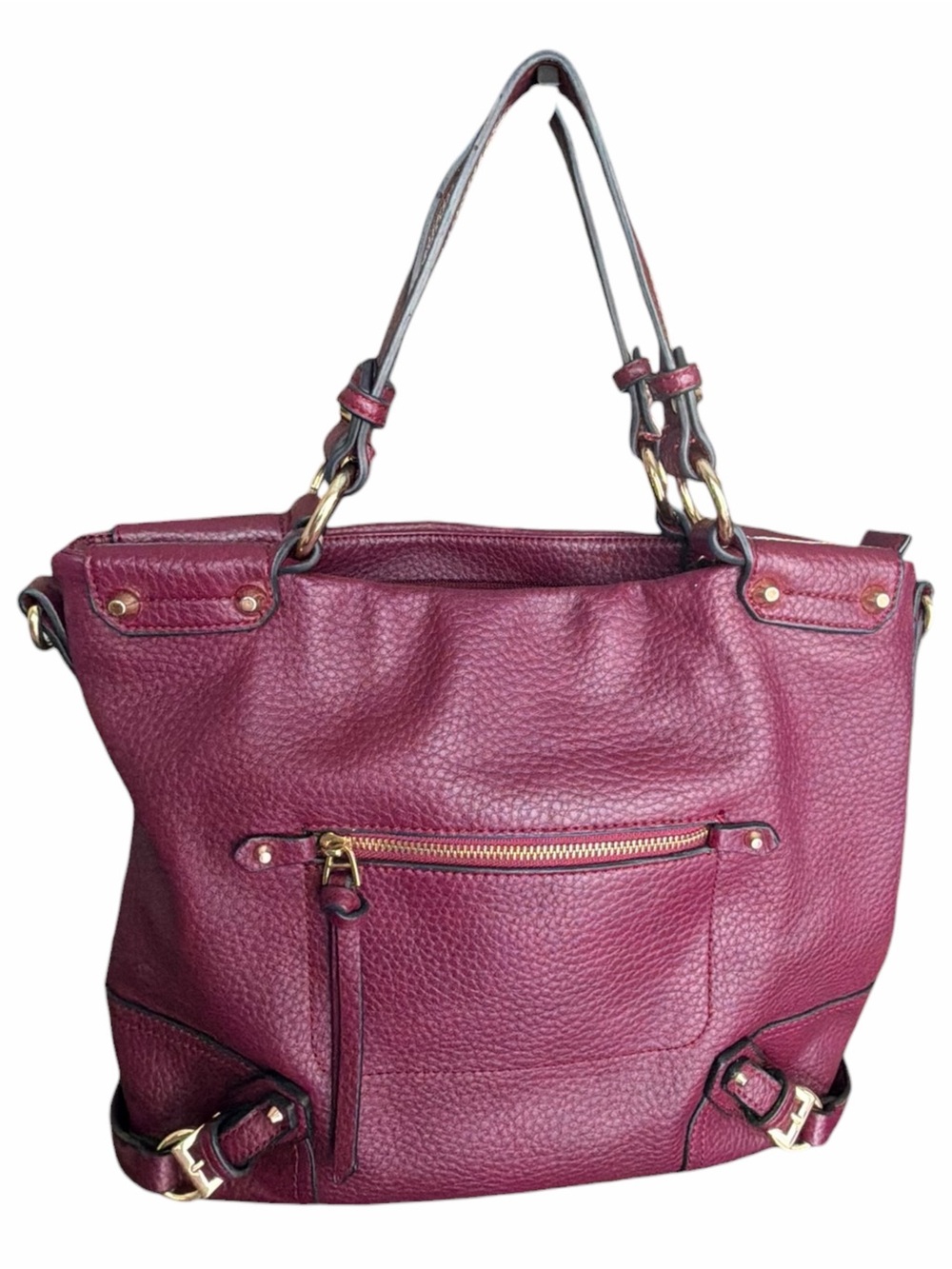 Urban Expressions Vegan Pebbled Wine Tote
